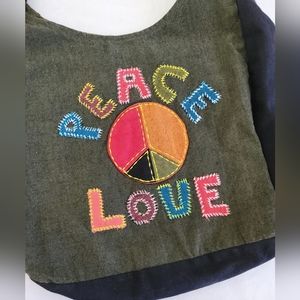 Peace Love crossbody bag